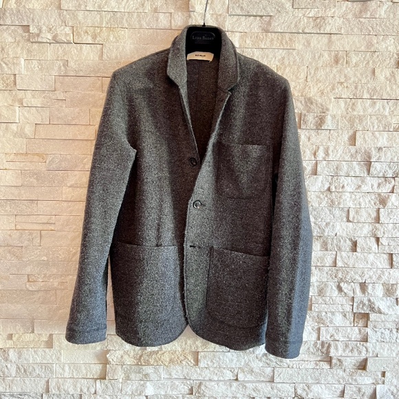 Buck Mason Felted Wool Blazer in Gray - Picture 3 of 5